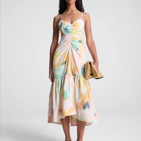A.L.C. Lindsey Printed Midi Dress in size 0 XS